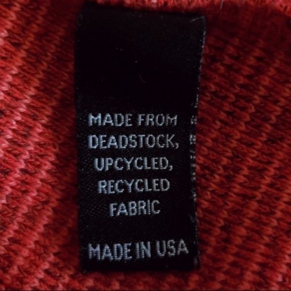 Christy Dawn red dead stock uncalled recycled fabric the Abbey sweater dress - Picture 3 of 14